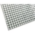 American Louver/Plasticade American Louver Eggcrate Panel, Plastic, Chrome, PK5 TC-24-2448S-5PK